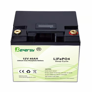 Batterie Lifepo4 12V 40AH Batterie Solaire RV Batterie